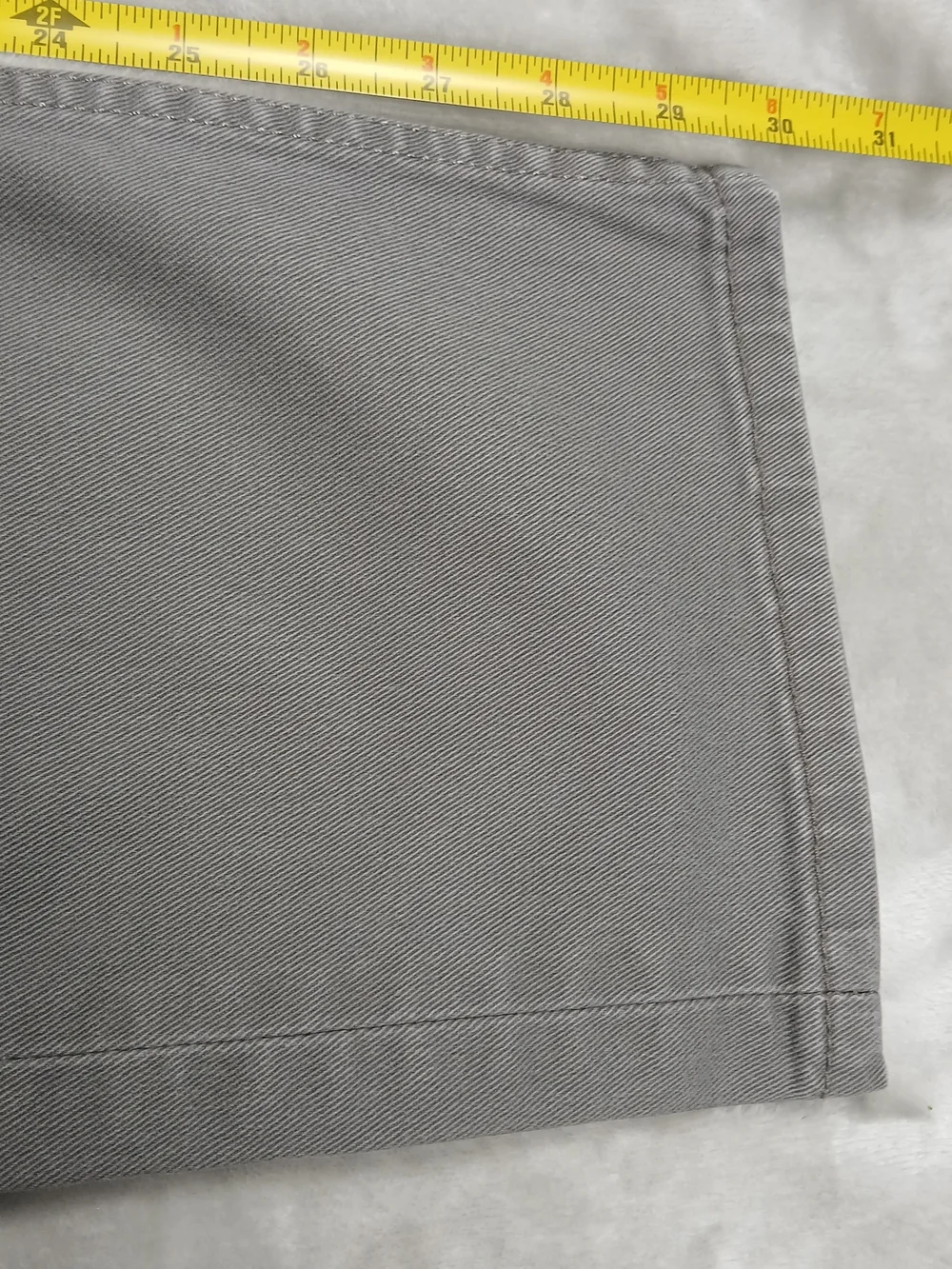 Levi's 513 Jeans 34x30 Men's Slim Straight Gray Denim